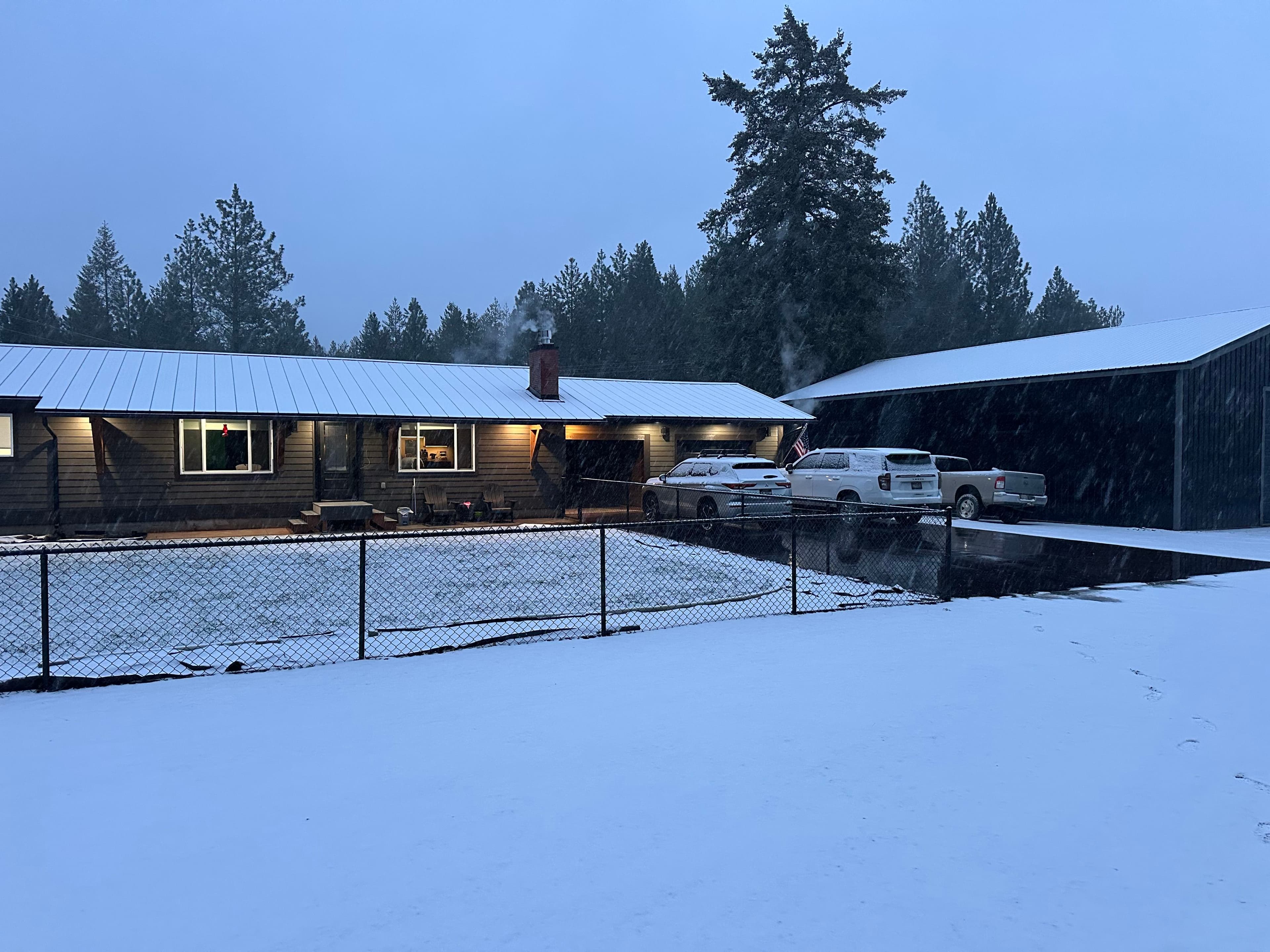 Cozy Home Heating with Snow Melt System in Priest River Idaho