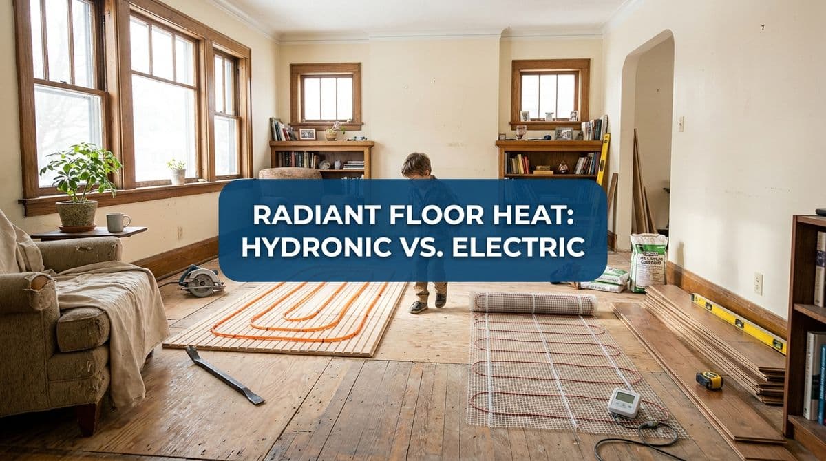 Radiant Floor Heat in Existing Homes: Hydronic vs. Electric image