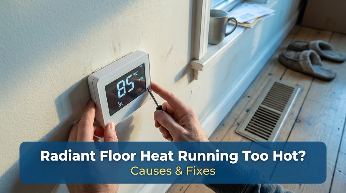 Radiant Floor Heat Running Too Hot? Causes & Fixes image