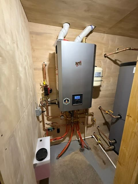 Gallery photos for Full Boiler System Replacement with NTI Wall-Hung Boiler and Indirect Water Heater: Image #1